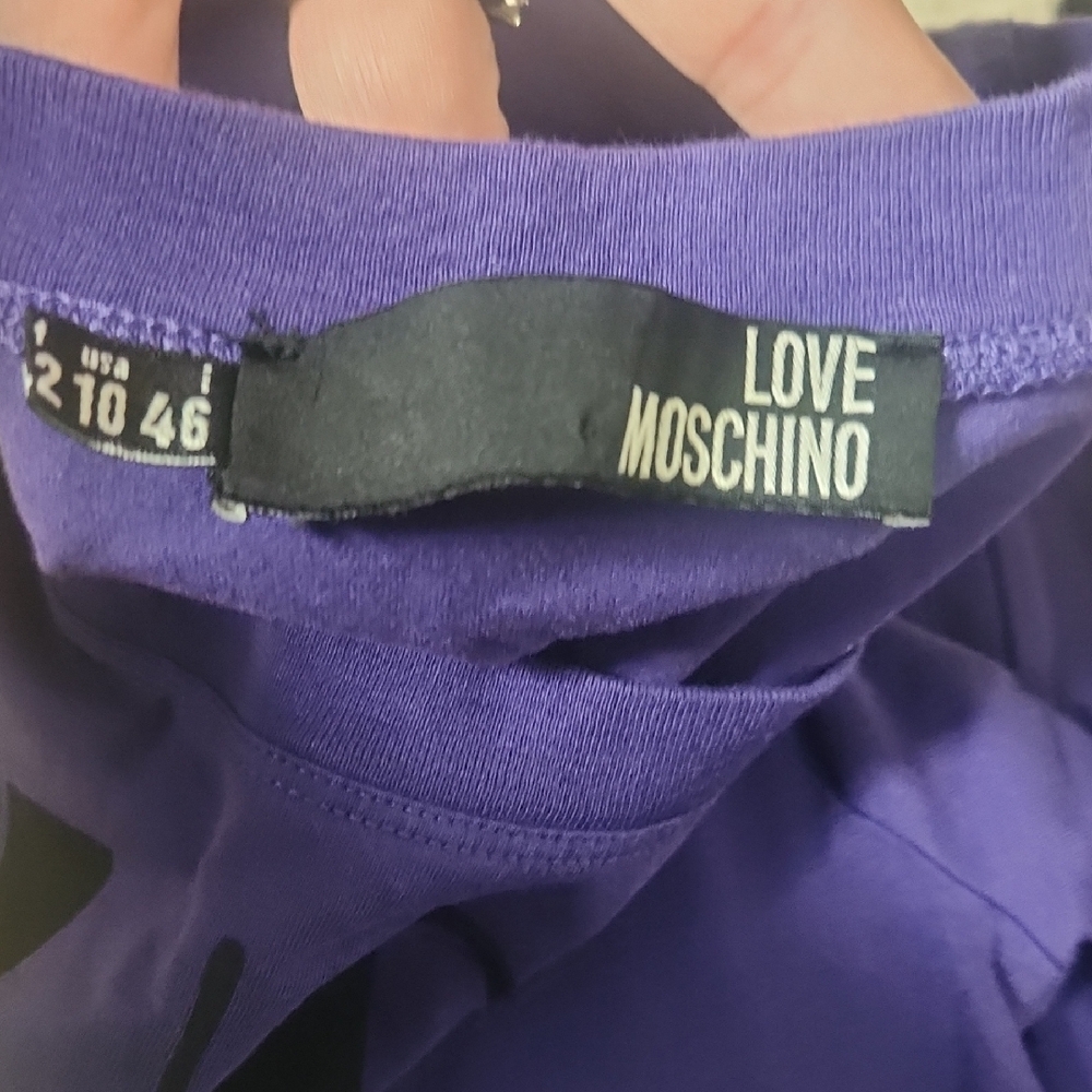 Love Moschino Vibrant Purple Tee